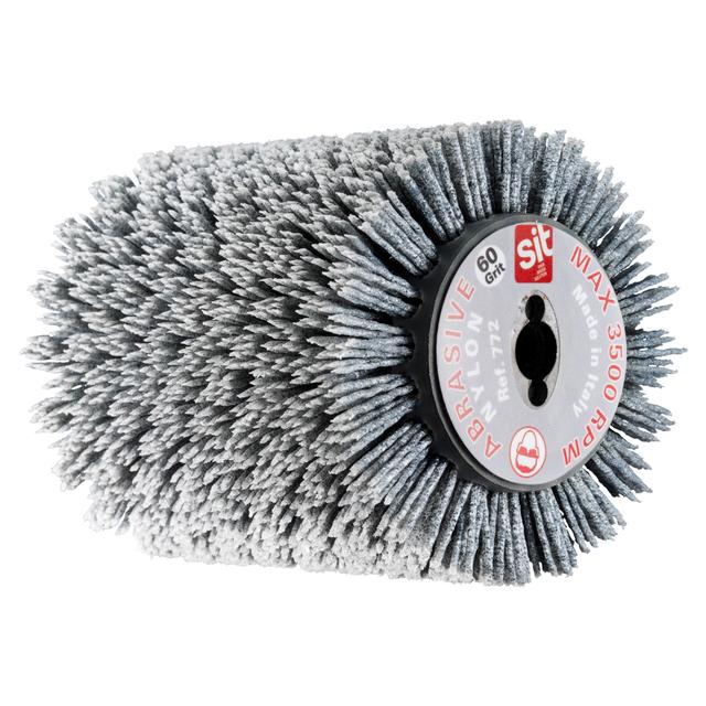 SPAZZOLA A RULLO SIT PER SPAZZOLATRICI E SATINATRICI Ø110x100 mm GRANA 80 PUNZONATO | Tecnomat SPAZZOLA A RULLO SIT PER SPAZZOLATRICI E SATINATRICI Ø110x100 mm GRANA 80 PUNZONATO - 2 | Tecnomat