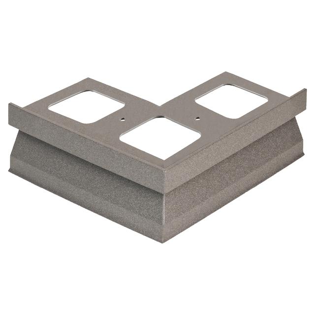 ANGOLO ESTERNO PROFILO TERRAZZE 160x160mm H10mm ALLUMINIO ANTRACITE | Tecnomat ANGOLO ESTERNO PROFILO TERRAZZE 160x160mm H10mm ALLUMINIO ANTRACITE - 2 | Tecnomat
