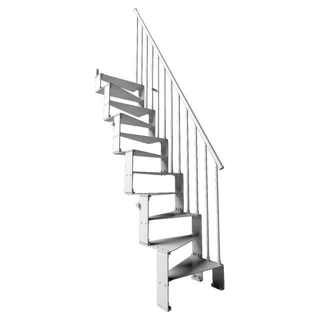 SCALA SALVASPAZIO T20 11 GRADINI IN ACCIAO VERNICIATO COLORE BIANCO | Tecnomat SCALA SALVASPAZIO T20 11 GRADINI IN ACCIAO VERNICIATO COLORE BIANCO - 2 | Tecnomat