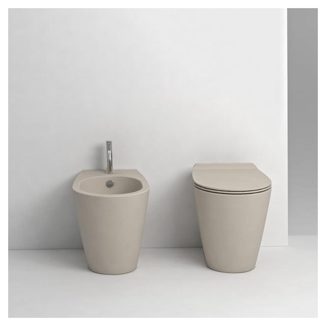VASO SIMAS GAMBASSI FILO MURO A TERRA SCARICO MULTIPLO TRASLATO IN CERAMICA SABBIA MATT | Tecnomat VASO SIMAS GAMBASSI FILO MURO A TERRA SCARICO MULTIPLO TRASLATO IN CERAMICA SABBIA MATT | Tecnomat