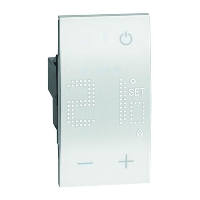 TERMOSTATO DIGITALE BTICINO LIVING NOW 230V 2 MODULI TOUCH USCITA A RELE' 1 CONTATTO BIANCO | Tecnomat TERMOSTATO DIGITALE BTICINO LIVING NOW 230V 2 MODULI TOUCH USCITA A RELE' 1 CONTATTO BIANCO | Tecnomat