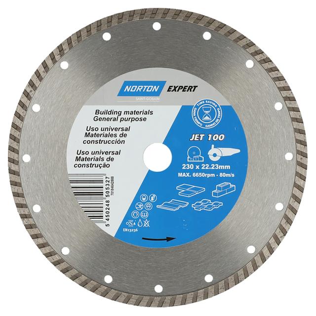 DISCO DIAMANTATO NORTON EXPERT Ø230 mm CORONA TURBO CEMENTO MATTONI LATERIZZI | Tecnomat DISCO DIAMANTATO NORTON EXPERT Ø230 mm CORONA TURBO CEMENTO MATTONI LATERIZZI | Tecnomat