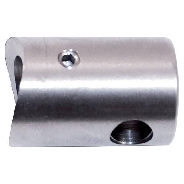 SUPPORTO ESTERNO INOX AISI 316 PER FUNE BASE PER TUBO Ø 42,4 mm 5 PEZZI | Tecnomat SUPPORTO ESTERNO INOX AISI 316 PER FUNE BASE PER TUBO Ø 42,4 mm 5 PEZZI - 2 | Tecnomat