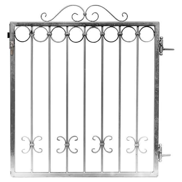 CANCELLETTO PEDONALE CON RICCI E CERCHI IN FERRO 110x97x3 cm | Tecnomat CANCELLETTO PEDONALE CON RICCI E CERCHI IN FERRO 110x97x3 cm | Tecnomat