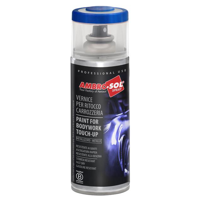 SMALTO SPRAY AMBROSOL RITOCCO NERO METALLIZZATO V410.9 400 ml 4-5 m² CON 1 l | Tecnomat SMALTO SPRAY AMBROSOL RITOCCO NERO METALLIZZATO V410.9 400 ml 4-5 m² CON 1 l | Tecnomat