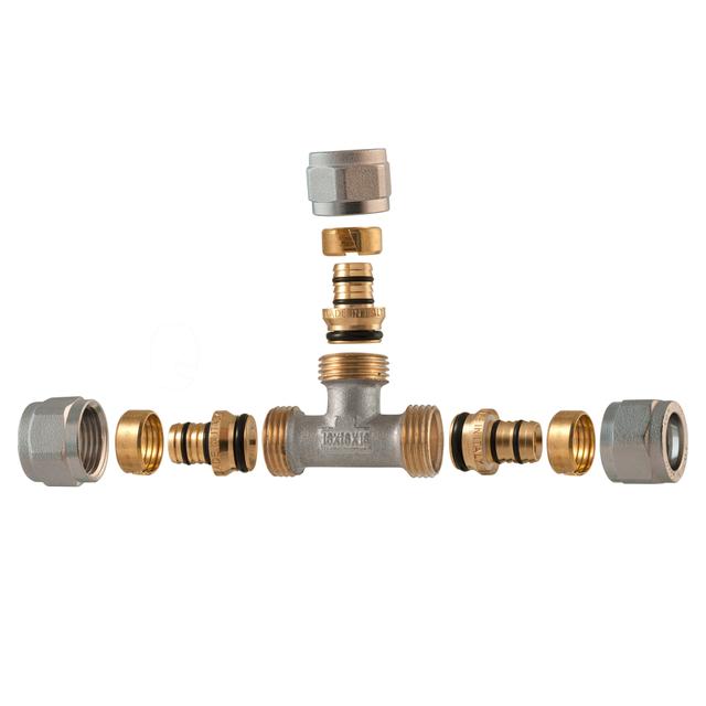 RACCORDO A STRINGERE TDM TEE Ø 26 x 26 x 26 mm PER TUBO MULTISTRATO | Tecnomat RACCORDO A STRINGERE TDM TEE Ø 26 x 26 x 26 mm PER TUBO MULTISTRATO - 2 | Tecnomat