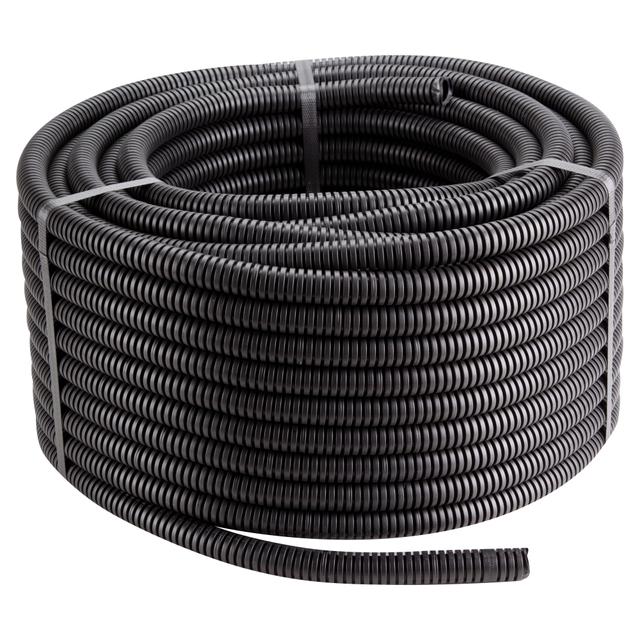 TUBO CORRUGATO Ø 25mm MATASSA DA 25 m COLORE NERO | Tecnomat TUBO CORRUGATO Ø 25mm MATASSA DA 25 m COLORE NERO - 2 | Tecnomat