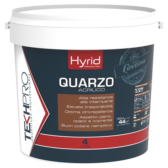 RIVESTIMENTO AL QUARZO ACRILICO COVEMA BIANCO 4 l PER ESTERNO 5-6 m² CON 1 l A 2 MANI | Tecnomat RIVESTIMENTO AL QUARZO ACRILICO COVEMA BIANCO 4 l PER ESTERNO 5-6 m² CON 1 l A 2 MANI | Tecnomat