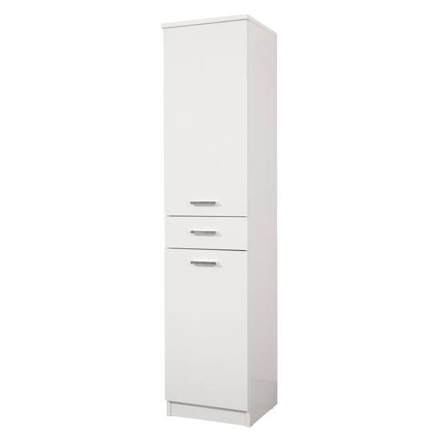 COLONNA SINGOLA LEA IN LEGNO LACCATO BIANCO 2 ANTE 1 CASSETTO 34x150x34 cm (LxHxP) | Tecnomat COLONNA SINGOLA LEA IN LEGNO LACCATO BIANCO 2 ANTE 1 CASSETTO 34x150x34 cm (LxHxP) - 2 | Tecnomat