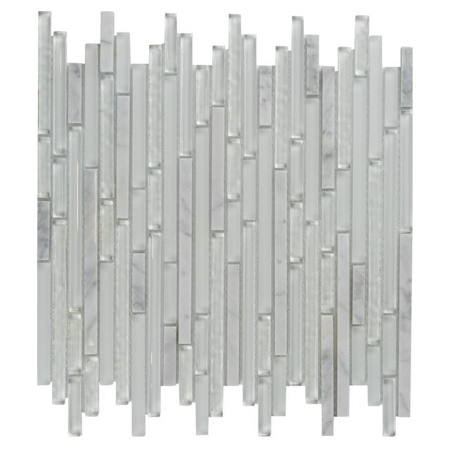 MOSAIC VOLTURNO VETRO CON VERNICE METALLIZZATA MARMO CARRARA FOGLIO 30x30 cm | Tecnomat MOSAIC VOLTURNO VETRO CON VERNICE METALLIZZATA MARMO CARRARA FOGLIO 30x30 cm - 2 | Tecnomat