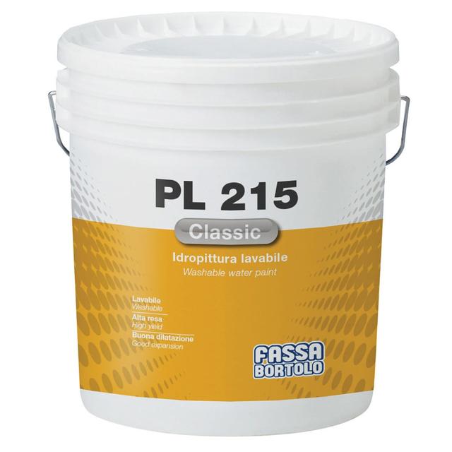 IDROPITTURA LAVABILE PL 215 FASSA 14 l BIANCA PER INTERNO 5-6 m² CON 1 l A 2 MANI | Tecnomat IDROPITTURA LAVABILE PL 215 FASSA 14 l BIANCA PER INTERNO 5-6 m² CON 1 l A 2 MANI | Tecnomat