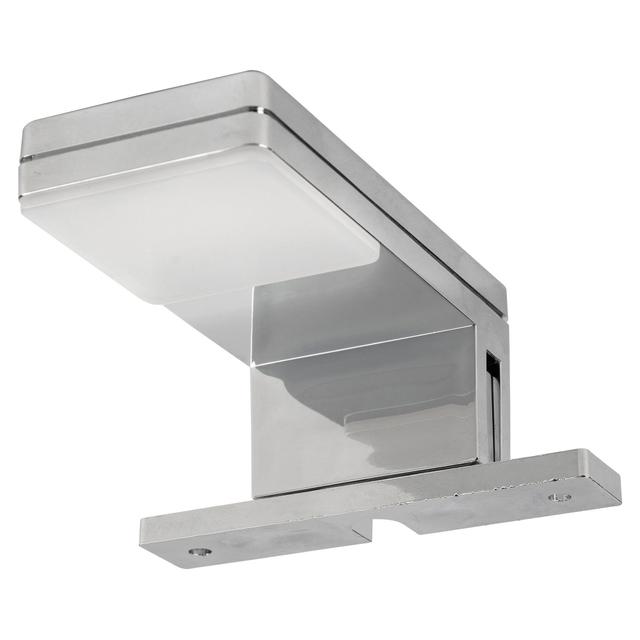 LAMPADA IP44 LED 3,5W SQUADRATA IN ABS FINITURA CROMO 6000K PER SPECCHI | Tecnomat LAMPADA IP44 LED 3,5W SQUADRATA IN ABS FINITURA CROMO 6000K PER SPECCHI - 2 | Tecnomat