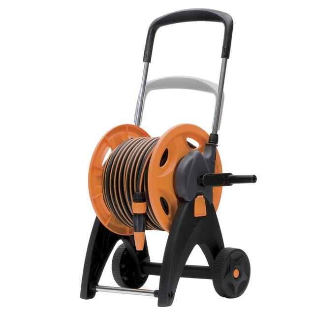 CARRELLO GF CON TUBO 25m 1/2" PREMONTATO CON LANCIA PRESA RUBINETTO E 4 RACCORDI | Tecnomat CARRELLO GF CON TUBO 25m 1/2" PREMONTATO CON LANCIA PRESA RUBINETTO E 4 RACCORDI | Tecnomat