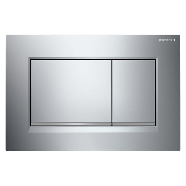 PLACCA WC GEBERIT SIGMA 20 SQUARE DOPPIO TASTO CROMO SATINATO | Tecnomat PLACCA WC GEBERIT SIGMA 20 SQUARE DOPPIO TASTO CROMO SATINATO | Tecnomat