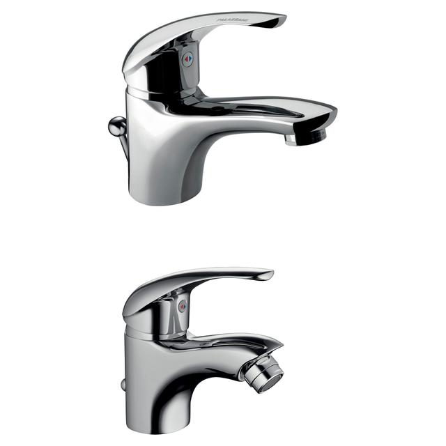 KIT MISCELATORI PALAZZANI CAPRI LAVABO E BIDET CROMO CARTUCCIA Ø 40 mm | Tecnomat KIT MISCELATORI PALAZZANI CAPRI LAVABO E BIDET CROMO CARTUCCIA Ø 40 mm | Tecnomat