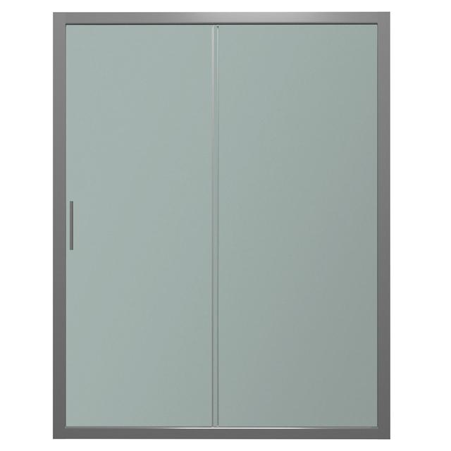 PORTA DOCCIA FLORA SCORREVOLE 132-140 H190cm VETRO TEMPERATO 6mm SATINATO PROFILI CROMATI | Tecnomat PORTA DOCCIA FLORA SCORREVOLE 132-140 H190cm VETRO TEMPERATO 6mm SATINATO PROFILI CROMATI - 2 | Tecnomat