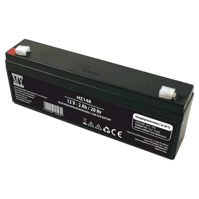 BATTERIA RICARICABILE PIOMBO 12V 2Ah MATSUYAMA 178x35x61mm FASTON 4,8 | Tecnomat BATTERIA RICARICABILE PIOMBO 12V 2Ah MATSUYAMA 178x35x61mm FASTON 4,8 - 2 | Tecnomat
