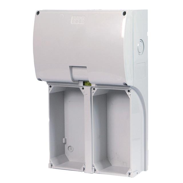 QUADRO PER 2 PRESE INTERBLOCCATE IP65 VERTICALE CON COPERCHIO CIECO | Tecnomat QUADRO PER 2 PRESE INTERBLOCCATE IP65 VERTICALE CON COPERCHIO CIECO | Tecnomat