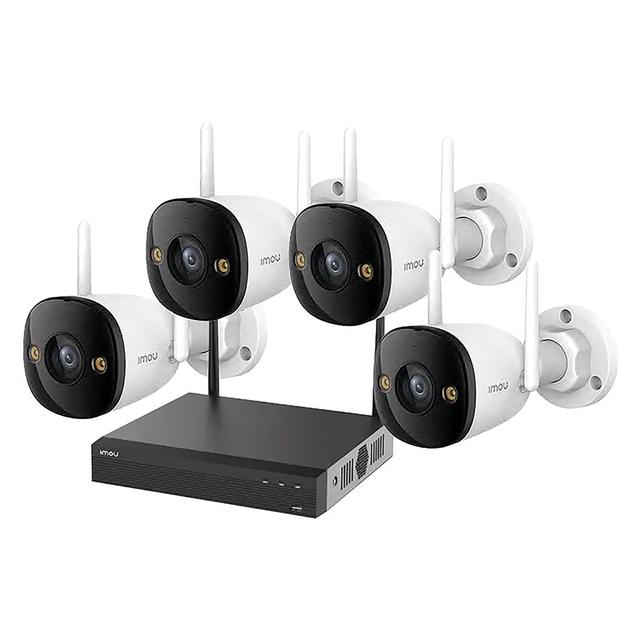 KIT VIDEOSORVEGLIANZA WIRELESS IMOU XRN CON 4 TELECAMERE 3MPX FULL COLOR ED NVR 8 CANALI 1TB | Tecnomat KIT VIDEOSORVEGLIANZA WIRELESS IMOU XRN CON 4 TELECAMERE 3MPX FULL COLOR ED NVR 8 CANALI 1TB - 2 | Tecnomat