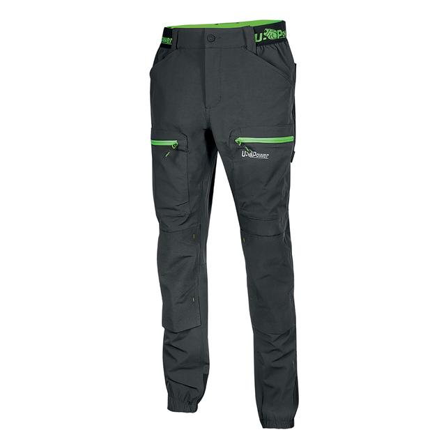 PANTALONE HORIZON U-POWER TAGLIA S COLORE GRIGIO INSERTI VERDI TESSUTO U-4 WAY STRETCH | Tecnomat PANTALONE HORIZON U-POWER TAGLIA S COLORE GRIGIO INSERTI VERDI TESSUTO U-4 WAY STRETCH | Tecnomat