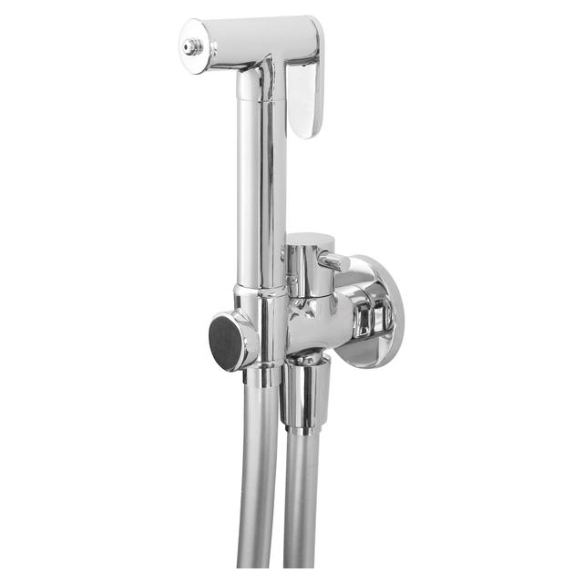 KIT IDROSCOPINO TECOM ROUND CROMO CON RUBINETTO | Tecnomat KIT IDROSCOPINO TECOM ROUND CROMO CON RUBINETTO - 2 | Tecnomat