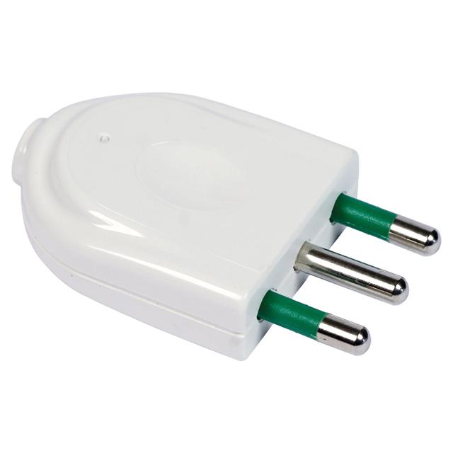 SPINA VOLANTE FANTON 2P+T 16A 250V COLORE BIANCO | Tecnomat SPINA VOLANTE FANTON 2P+T 16A 250V COLORE BIANCO - 2 | Tecnomat