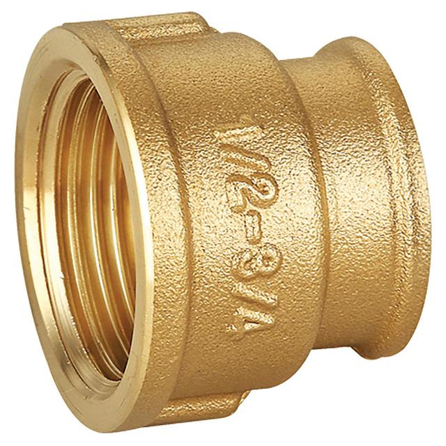 MANICOTTO OTTONE GIALLO BANNINGER RIDOTTO FF 3/4''x1/2'' | Tecnomat MANICOTTO OTTONE GIALLO BANNINGER RIDOTTO FF 3/4''x1/2'' - 2 | Tecnomat