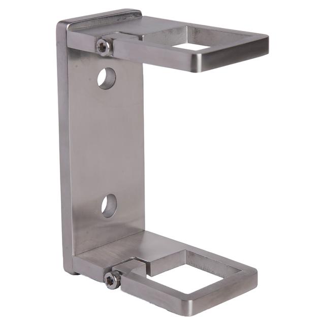 ANCORAGGIO A PARETE INOX 316 SATINATO PER TUBO QUADRO 40x40 mm | Tecnomat ANCORAGGIO A PARETE INOX 316 SATINATO PER TUBO QUADRO 40x40 mm - 2 | Tecnomat