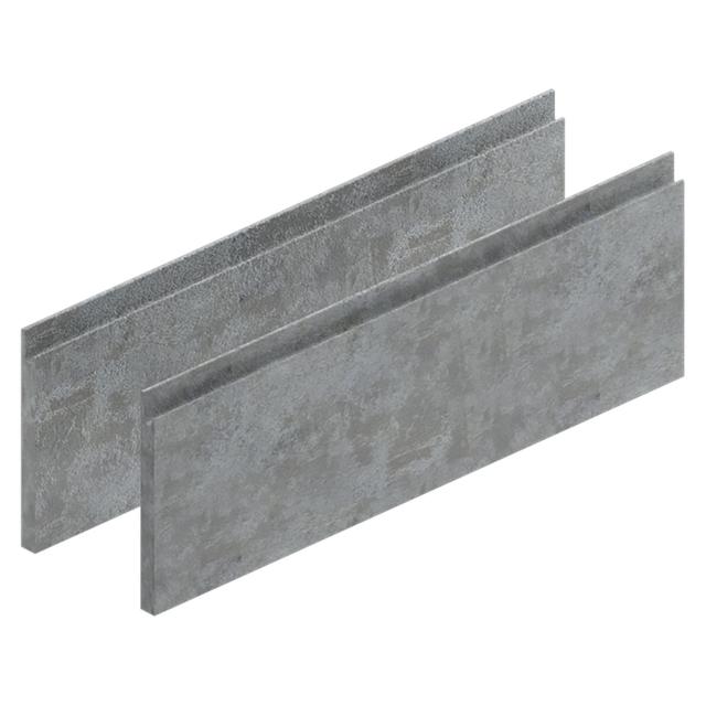 COPPIA DI FRONTALI MODUL IN LEGNO TIN CON GOLA A J 80x27,3 cm (LxH) | Tecnomat COPPIA DI FRONTALI MODUL IN LEGNO TIN CON GOLA A J 80x27,3 cm (LxH) - 2 | Tecnomat