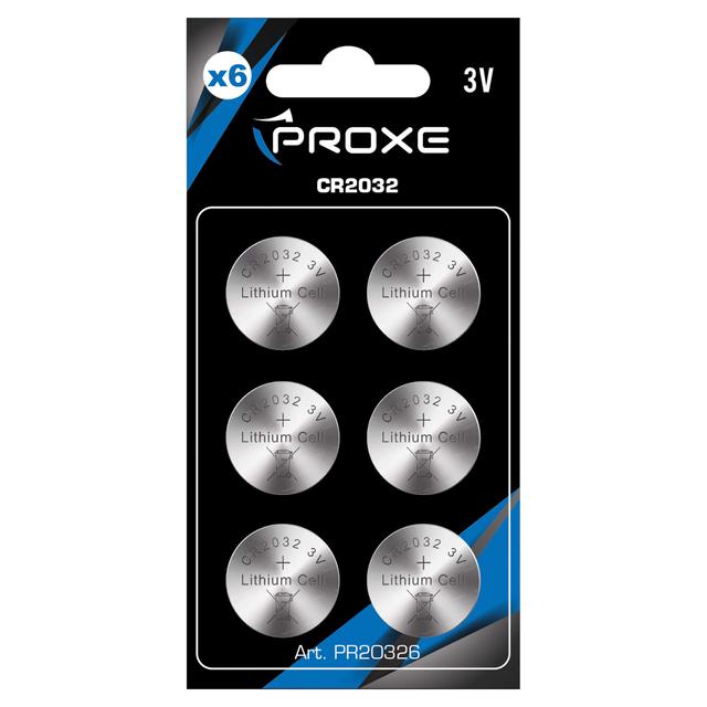 6 BATTERIE PROXE A BOTTONE 2032 LITIO 3V | Tecnomat 6 BATTERIE PROXE A BOTTONE 2032 LITIO 3V | Tecnomat