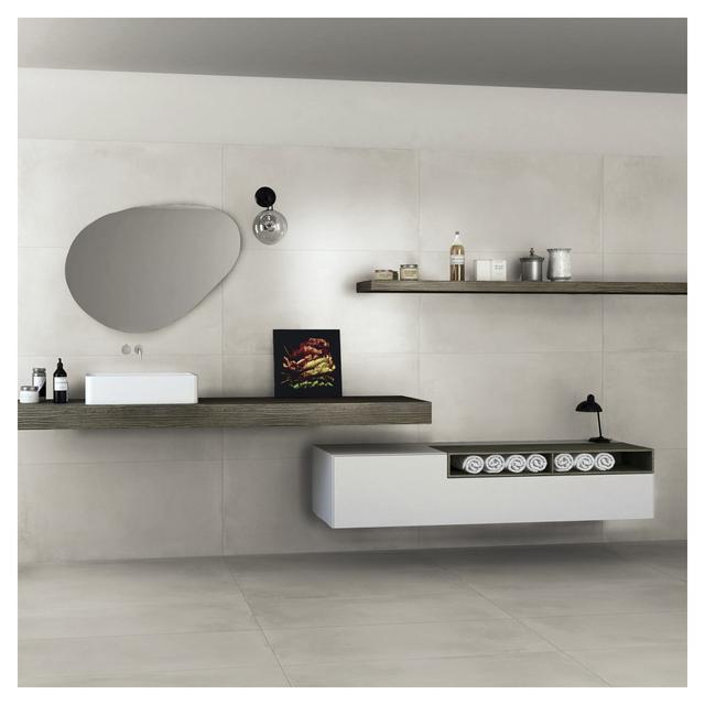 PAVIMENTO INTERNO CAEMENTUM ALBUS 61x122,2x1 cm PEI4 R9 GRES PORCELLANATO | Tecnomat PAVIMENTO INTERNO CAEMENTUM ALBUS 61x122,2x1 cm PEI4 R9 GRES PORCELLANATO - 2 | Tecnomat