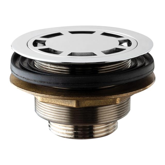 PILETTA DOCCIA TEA 58 Ø 60 X 1"1/4 IN OTTONE SIFONATURA H10 mm CROMATA PORTATA 10 l/min | Tecnomat PILETTA DOCCIA TEA 58 Ø 60 X 1"1/4 IN OTTONE SIFONATURA H10 mm CROMATA PORTATA 10 l/min | Tecnomat