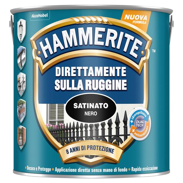 SMALTO ANTIRUGGINE SATINATO HAMMERITE 2,5 l NERO 8-10 m² CON 1 l | Tecnomat SMALTO ANTIRUGGINE SATINATO HAMMERITE 2,5 l NERO 8-10 m² CON 1 l - 2 | Tecnomat