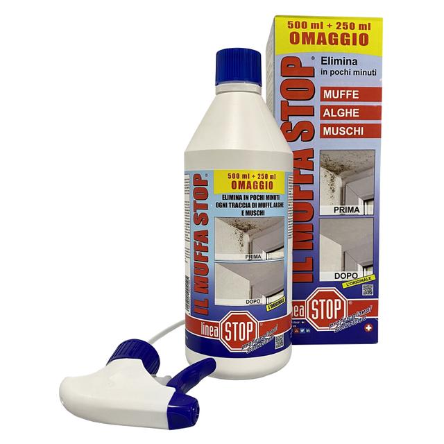 DETERGENTE IL MUFFA STOP DIXI 750 ml ELIMINA MUFFE ALGHE MUSCHI PRONTO USO INTERNO ESTERNO | Tecnomat DETERGENTE IL MUFFA STOP DIXI 750 ml ELIMINA MUFFE ALGHE MUSCHI PRONTO USO INTERNO ESTERNO | Tecnomat