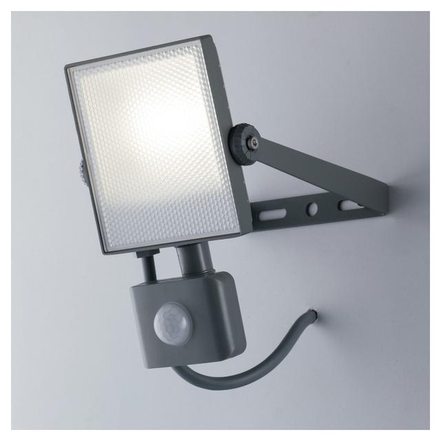 PROIETTORE LED SMD INTEC ELIOS 10W 800 lumen 4000K LUCE BIANCA COLORE SILVER SENSORE IP44 | Tecnomat PROIETTORE LED SMD INTEC ELIOS 10W 800 lumen 4000K LUCE BIANCA COLORE SILVER SENSORE IP44 | Tecnomat