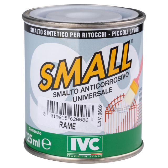 SMALTO SINTETICO RITOCCO UNIVERSAL SMALL COLOR RAME 125 ml ANTICORROSIVO 12m² CON 1 l | Tecnomat SMALTO SINTETICO RITOCCO UNIVERSAL SMALL COLOR RAME 125 ml ANTICORROSIVO 12m² CON 1 l | Tecnomat