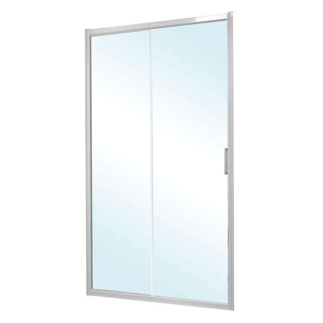 PORTA DOCCIA VITA SCORREVOLE 112-117H195 VETRO TEMPERATO TRASPARENTE 6 mm PROFILI ARGENTO LUCIDO | Tecnomat PORTA DOCCIA VITA SCORREVOLE 112-117H195 VETRO TEMPERATO TRASPARENTE 6 mm PROFILI ARGENTO LUCIDO - 2 | Tecnomat