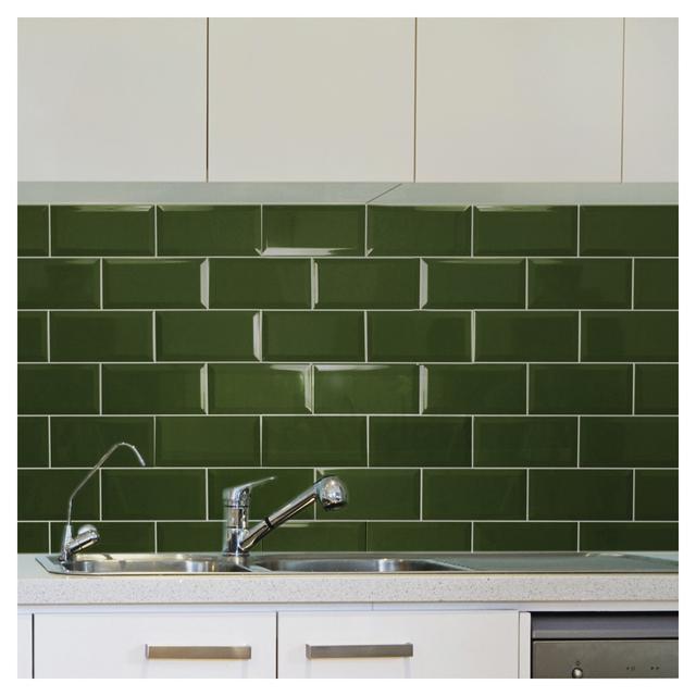 RIVESTIMENTO DIAMANTINA VERDE BOTELLA 10x20 cm BICOTTURA | Tecnomat RIVESTIMENTO DIAMANTINA VERDE BOTELLA 10x20 cm BICOTTURA | Tecnomat