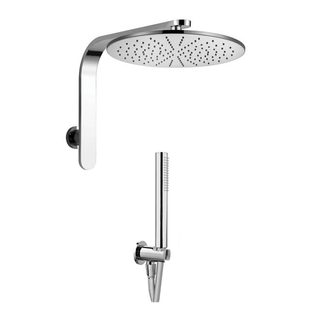 KIT DOCCIA GOCCIA BLU PARIGI CROMO BRACCIO A SBALZO SOFFIONE OTTONE Ø 200 mm E DOCCETTA | Tecnomat KIT DOCCIA GOCCIA BLU PARIGI CROMO BRACCIO A SBALZO SOFFIONE OTTONE Ø 200 mm E DOCCETTA | Tecnomat