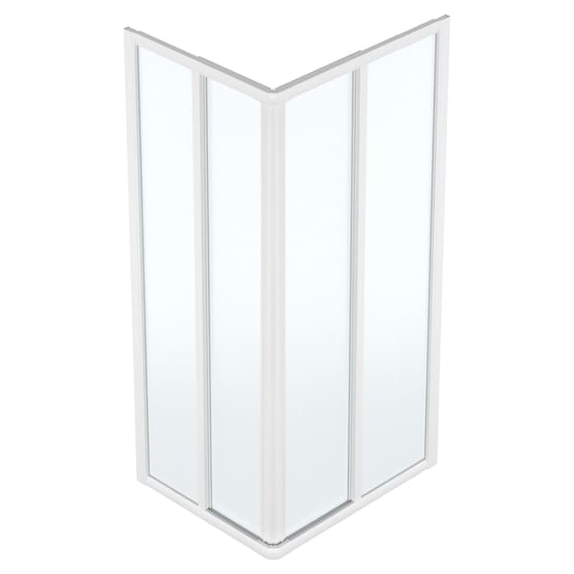 BOX DOCCIA CAMELIA (67-70)x(87-90) H185 cm IN ACRILICO 1,5 mm PROFILO IN PVC BIANCO | Tecnomat BOX DOCCIA CAMELIA (67-70)x(87-90) H185 cm IN ACRILICO 1,5 mm PROFILO IN PVC BIANCO - 2 | Tecnomat