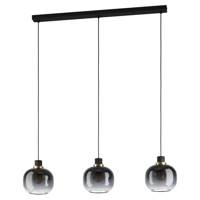 SOSPENSIONE OILELLA 3xE27 FINITURA VETRO FUME' GRIGIO NERO | Tecnomat SOSPENSIONE OILELLA 3xE27 FINITURA VETRO FUME' GRIGIO NERO | Tecnomat