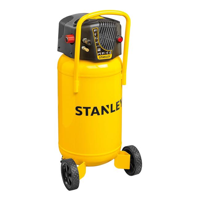 COMPRESSORE VERTICALE 50l STANLEY 2 hp D230/10/50V PRESSIONE 10bar ARIA ASPIRATA 222 l/min | Tecnomat COMPRESSORE VERTICALE 50l STANLEY 2 hp D230/10/50V PRESSIONE 10bar ARIA ASPIRATA 222 l/min | Tecnomat
