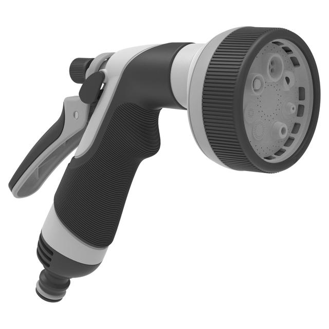 PISTOLA 8 GETTI IN PLASTICA IMPUGNATURA IN GOMMA SOFT TOUCH ATTACCO RAPIDO | Tecnomat PISTOLA 8 GETTI IN PLASTICA IMPUGNATURA IN GOMMA SOFT TOUCH ATTACCO RAPIDO | Tecnomat