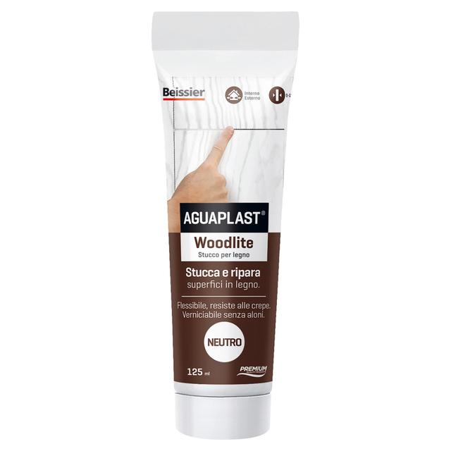 STUCCO PER LEGNO WOODLITE AGUAPLAST NEUTRO 125 ml SPESSORI FINO A 20mm INTERNO ESTERNO | Tecnomat STUCCO PER LEGNO WOODLITE AGUAPLAST NEUTRO 125 ml SPESSORI FINO A 20mm INTERNO ESTERNO | Tecnomat