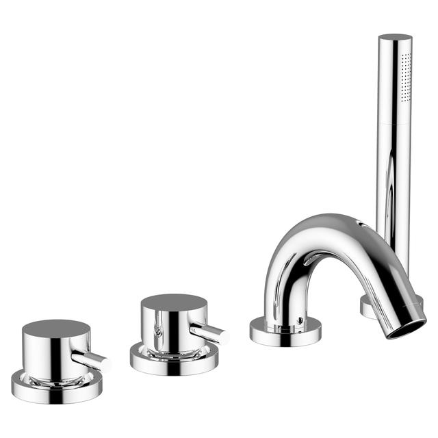 GRUPPO MISCELATORE BORDO VASCA TEOREMA KEO CROM C/BOCCA EROGAZIONE DEVIATORE E DOCCETTA | Tecnomat GRUPPO MISCELATORE BORDO VASCA TEOREMA KEO CROM C/BOCCA EROGAZIONE DEVIATORE E DOCCETTA | Tecnomat