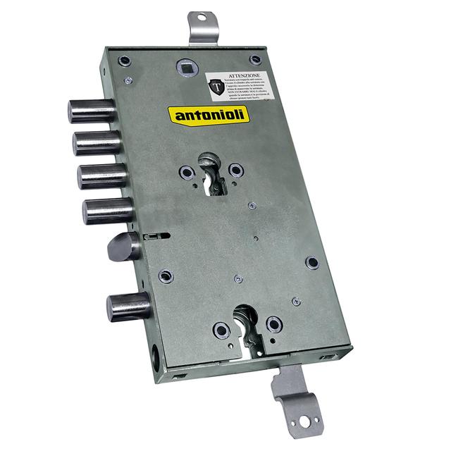 SERRATURA ANTONIOLI INFILARE REVERSIBILE CILINDRO 28 mm E63 mm 2 SCROCCHI PORTE BLINDATE | Tecnomat SERRATURA ANTONIOLI INFILARE REVERSIBILE CILINDRO 28 mm E63 mm 2 SCROCCHI PORTE BLINDATE | Tecnomat