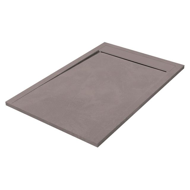 PIATTO DOCCIA SERIE HIGH MARMORESINA SPATOLATO TORTORA 70x100 H 3 cm PILETTA Ø 90 mm | Tecnomat PIATTO DOCCIA SERIE HIGH MARMORESINA SPATOLATO TORTORA 70x100 H 3 cm PILETTA Ø 90 mm | Tecnomat