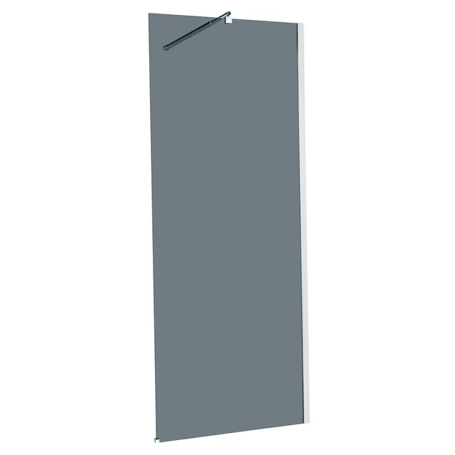 WALK IN SEPARE 100 cm H 200 cm VETRO TEMPERATO FUME 8 mm PROFILI ALLUMINIO CROMATO | Tecnomat WALK IN SEPARE 100 cm H 200 cm VETRO TEMPERATO FUME 8 mm PROFILI ALLUMINIO CROMATO | Tecnomat