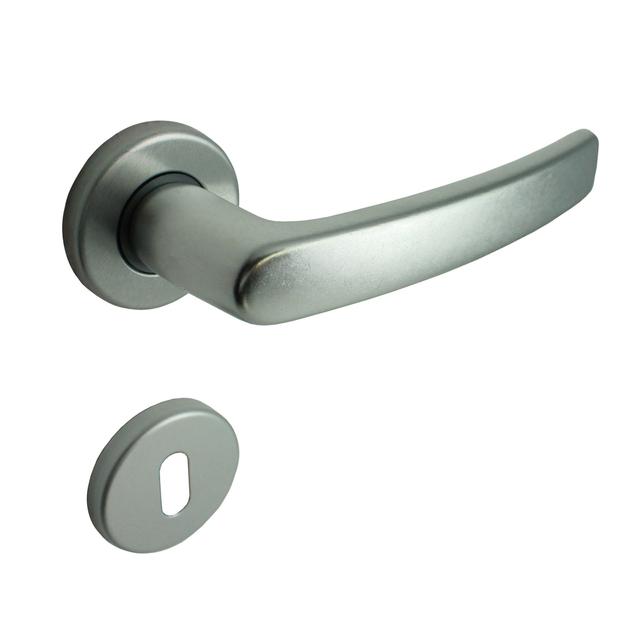 MANIGLIA A ROSETTA SEVEN - 131 ALLUMINIO ARGENTO QUADRO 8 mm | Tecnomat MANIGLIA A ROSETTA SEVEN - 131 ALLUMINIO ARGENTO QUADRO 8 mm | Tecnomat