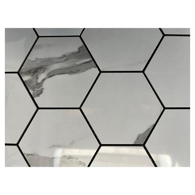 MOSAICO ESAGONO SUPER STATUARIO FOGLIO 35x34 cm PEI3 R9 GRES PORCELLANATO | Tecnomat MOSAICO ESAGONO SUPER STATUARIO FOGLIO 35x34 cm PEI3 R9 GRES PORCELLANATO | Tecnomat